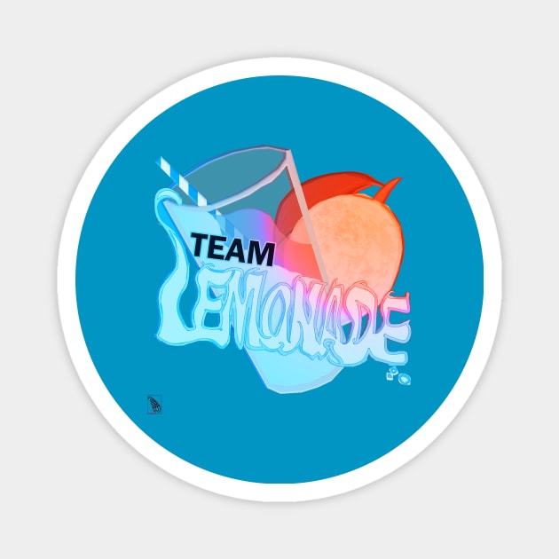 Team Lemonade - ALT Colours - Orange and Blue Magnet by Cheesetoken